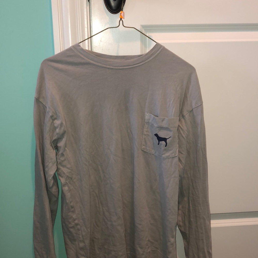 PINK grey long sleeve